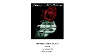 Happy Birthday by Paul Voodini