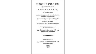 Hocus Pocus Or The Whole Art Of Legerdemain In Perf by Henry Dean