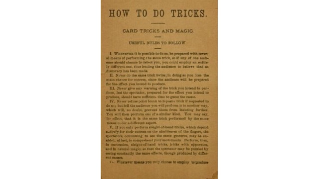 How To Do Tricks by A. Anderson