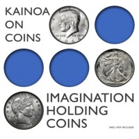 Imagination Holding Coins by Kainoa Harbottle
