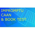 Impromptu Caan And Book Test by Sujat Mukherjee Impromptu Caan And Book Test by Sujat Mukherjee