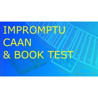 Impromptu Caan And Book Test by Sujat Mukherjee