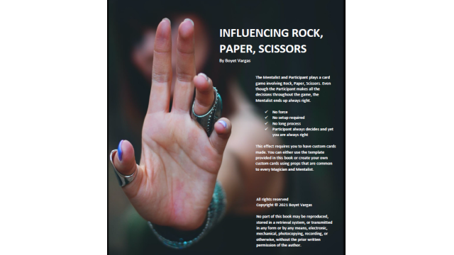 Influencing Rock, Paper, Scissors (Ebook) by Boyet Vargas