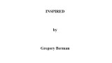 Inspired by Gregory Berman