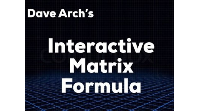 Interactive Matrix Formula by Dave Arch