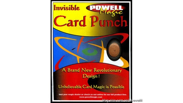 Invisible Card Punch by David Powell