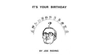 It'S Your Birthday by Joe Riding