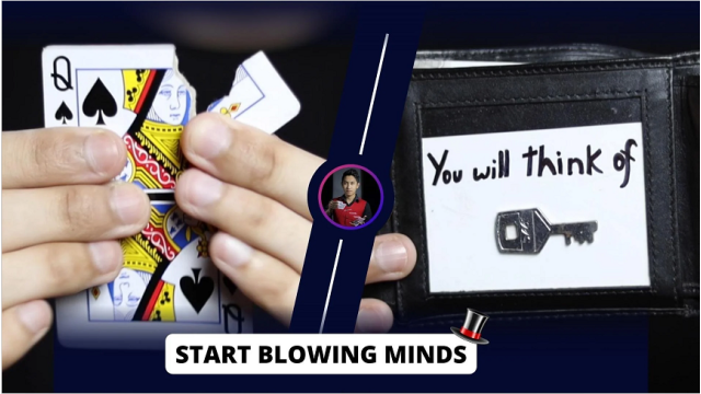 Learn 5 Professional Mind Reading & Card Magic Routines by Rainson Potshangbam