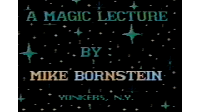 Lecture #1 (At Sam Assemply 194, 17 May 1989) by Mike Bornstein