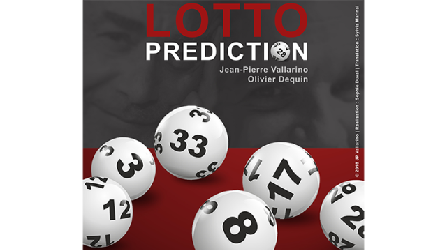 Lotto Prediction by Jean-Pierre Vallarino