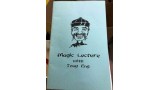 Magic Lecture by Tony Eng