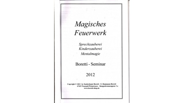 Magisches Feuerwerk by Boretti