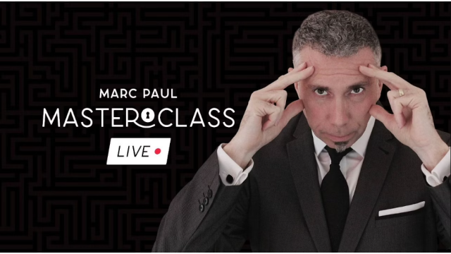 Marc Paul Masterclass Live Lecture 1