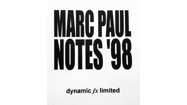 Marc Paul Notes 98 by Marc Paul