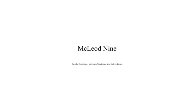 Mccloud Nine by Atlas Brookings