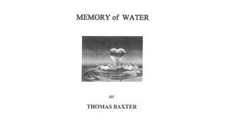 Memory Of Water by Thomas Baxter