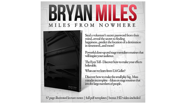 Miles From Nowhere by Bryan Miles