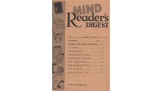 Mind Reader's Digest by Bob Somerfeld