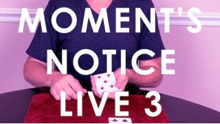 Moment's Notice Live 3 by Cameron Francis