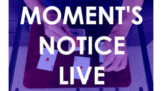 Moment's Notice Live by Cameron Francis