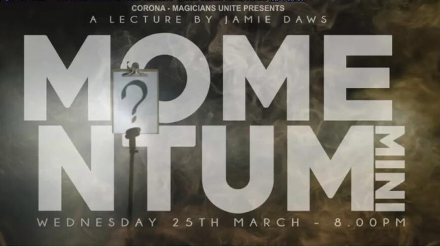 Momentum Mini Online Lecture (25Th March 2020) by Jamie Daws