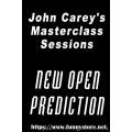 New Open Prediction Masterclass by John Carey New Open Prediction Masterclass by John Carey