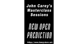 New Open Prediction Masterclass by John Carey