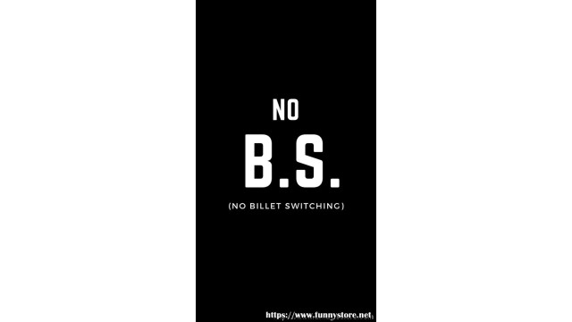 No Billet Switching No B.S. by Joe Diamond