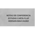 Notas De Conferencia, Estudio Carta Flap (Spanish) by Hernan Maccagno