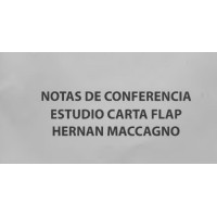 Notas De Conferencia, Estudio Carta Flap (Spanish) by Hernan Maccagno