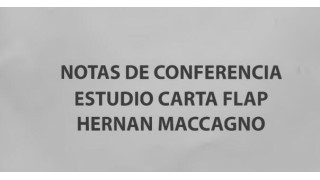 Notas De Conferencia, Estudio Carta Flap (Spanish) by Hernan Maccagno