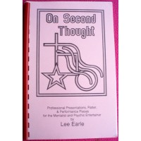 On Second Thought by Lee Earle