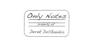 Only Notes by Derek Delgaudio