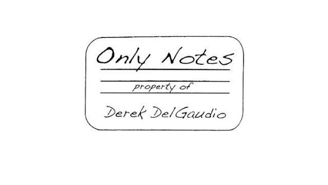 Only Notes by Derek Delgaudio