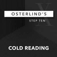 Osterlind's 13 Steps: Step 10: Cold Reading by Richard Osterlind