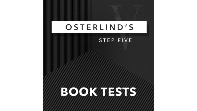 Osterlinds 13 Steps. Volume 5: Book Tests by Richard Osterlind