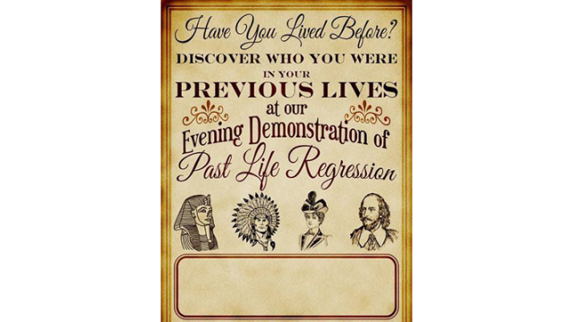 Past Life Regression For The Magician & Mentalist by Jonathan Royle