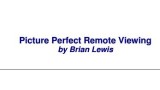 Picture Perfect Remote Viewing by Brian Lewis