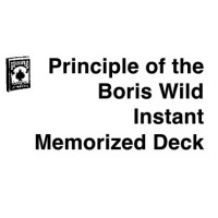 Principle Of The Boris Wild Instant Memorized Deck by Boris Wild