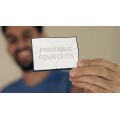 Printable Four Outs by Blake Vogt Printable Four Outs by Blake Vogt