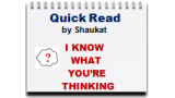 Quick Read by Shaukat