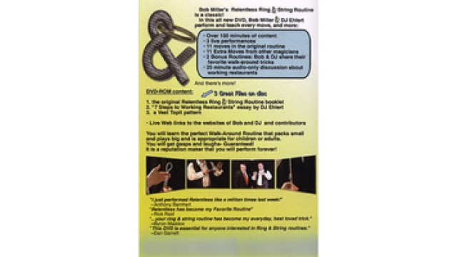 Relentless Ring And String Routine Booklet (1-4) by Bob Miller