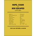 Rope, Chain And Box Escapes by U.F Grant Rope, Chain And Box Escapes by U.F Grant