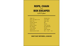 Rope, Chain And Box Escapes by U.F Grant