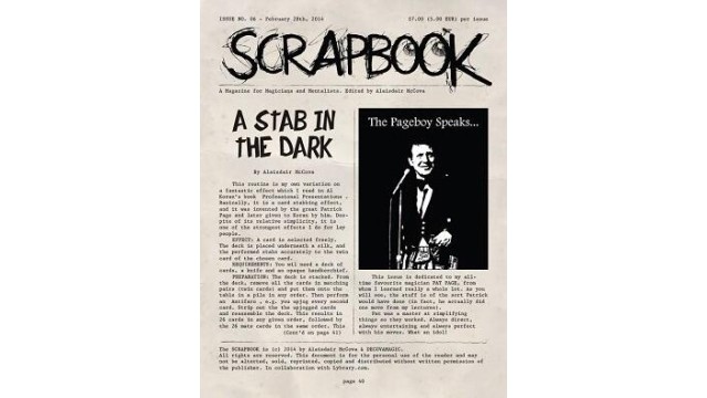 Scrapbook Issue 6 by Alexander De Cova