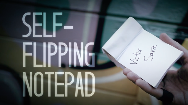 Self-Flipping Notepad by Victor Sanz