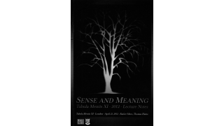 Sense And Meaning - 2012 Lecture Notes by Paralabs