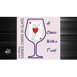 Signed Cards In Glass by Jasper Blakeley