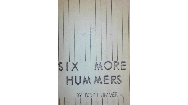 Six More Hummers (1941) by Bob Hummer