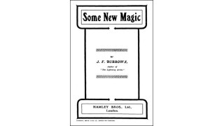 Some New Magic by J. F. Burrows